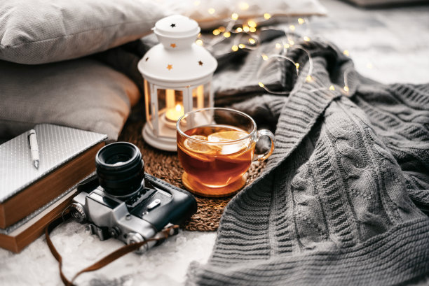 美丽的圣诞节静物。图片下载