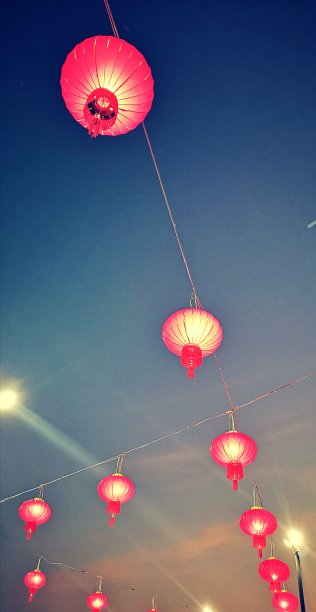 中国新年花灯图片下载