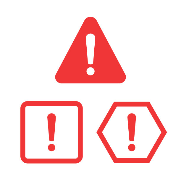 惊叹号，危险信号。注意力图标。危险的象征。警告图标图片下载