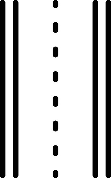 电动滑板车应用UI概念，道路铺设矢量图标设计，白色背景上的绿色交通标志，生态电动滑板车标志，图片下载