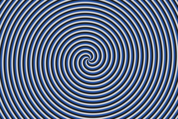 抽象视觉错觉催眠螺旋背景3D渲染图片下载
