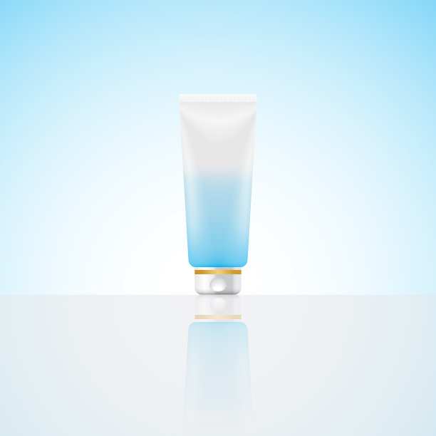 蓝色和白色泡沫管图片下载