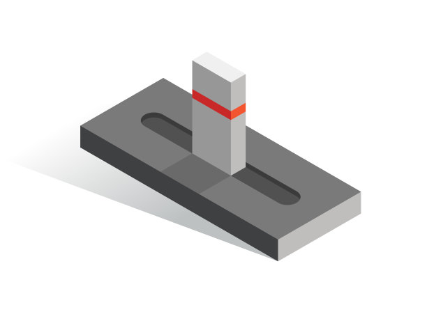 等距向量按钮。孤立的图标。滑块在灰色和橙色图片下载