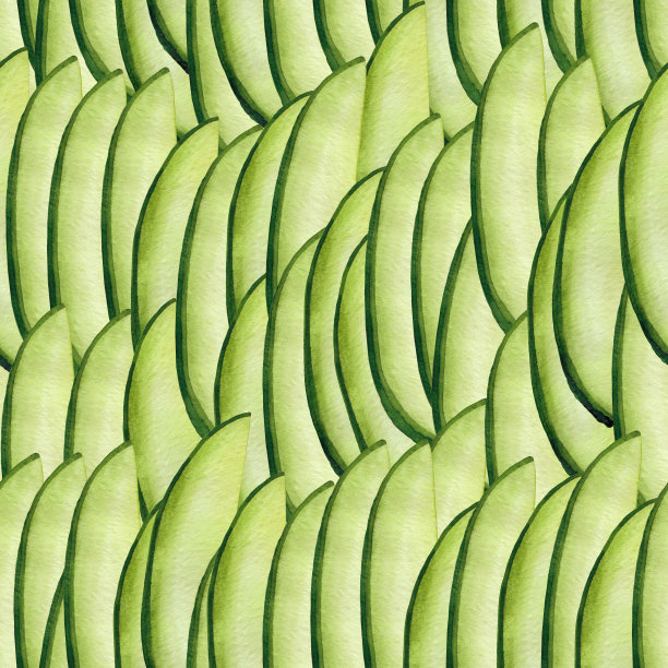 水彩重复无缝牛油果片图案图片下载