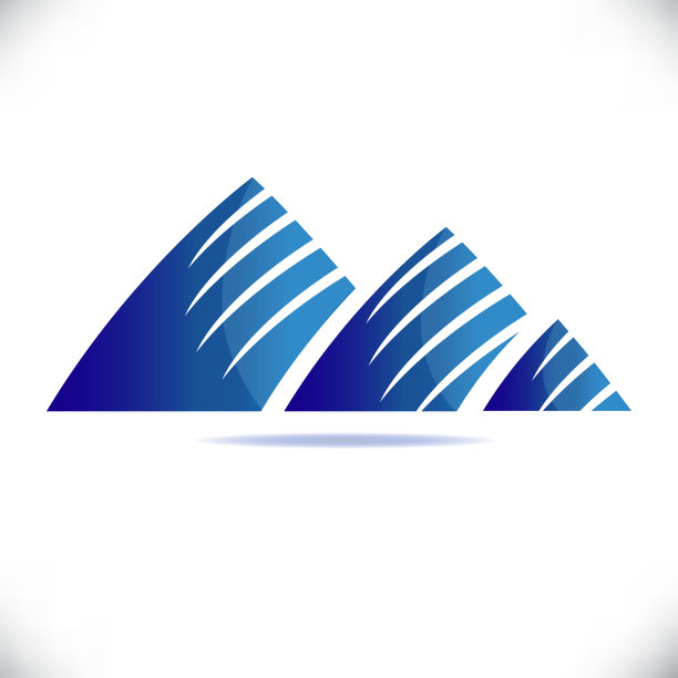 山图标商业身份证向量图片下载