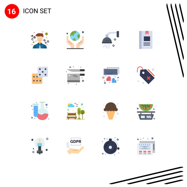 现代设16平色和符号等图片下载