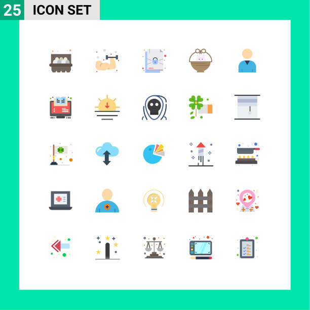 设置25商业平面颜色包e图片下载