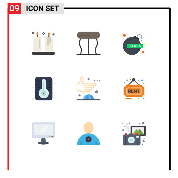 象形图设置9个简单的平色图片下载