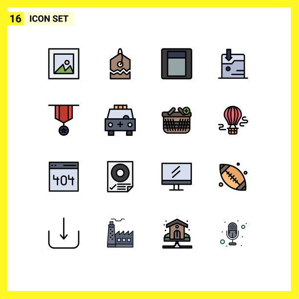 通用图标符号组16现代扁平图片下载