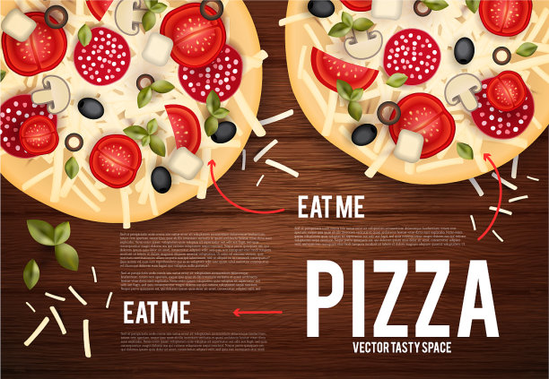 美味的披萨配番茄香肠橄榄蘑菇图片下载