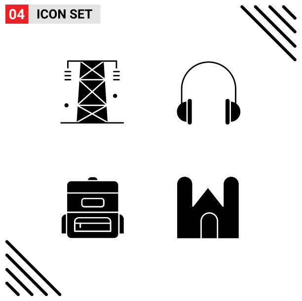 象形文字设置4个简单的立体字形图片下载