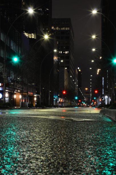 休斯顿市中心之夜图片下载