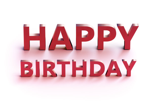 3d字与影子祝你生日快乐图片下载