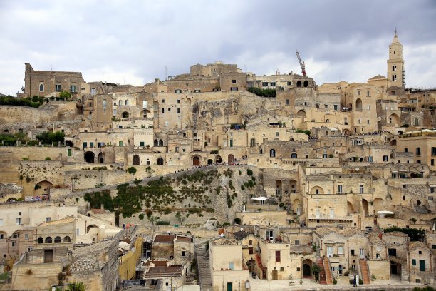 萨索Caveoso结构全景，Matera，欧洲文化之都2019图片下载