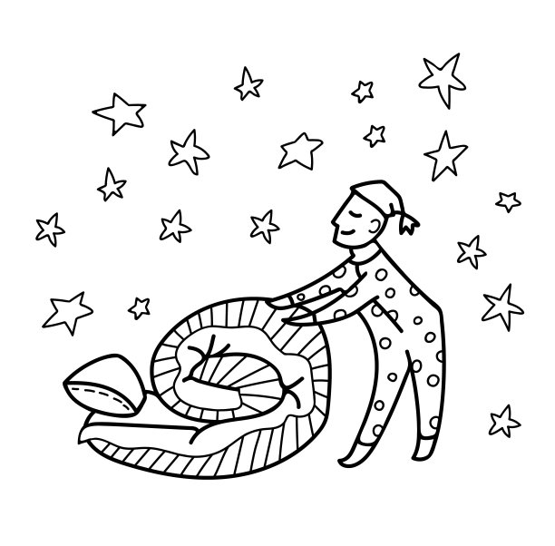 卷起床垫的男人图片下载