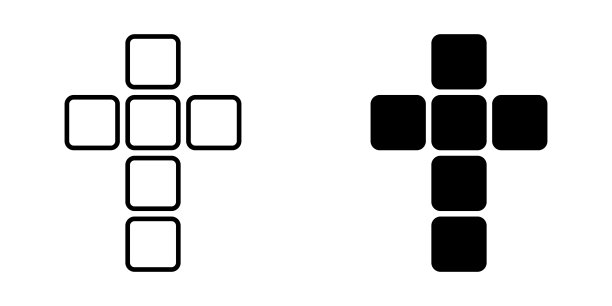 矢量十字黑色图标。基督教的十字架图标。交叉矢量图标，孤立。复活节的概念。矢量图图片下载