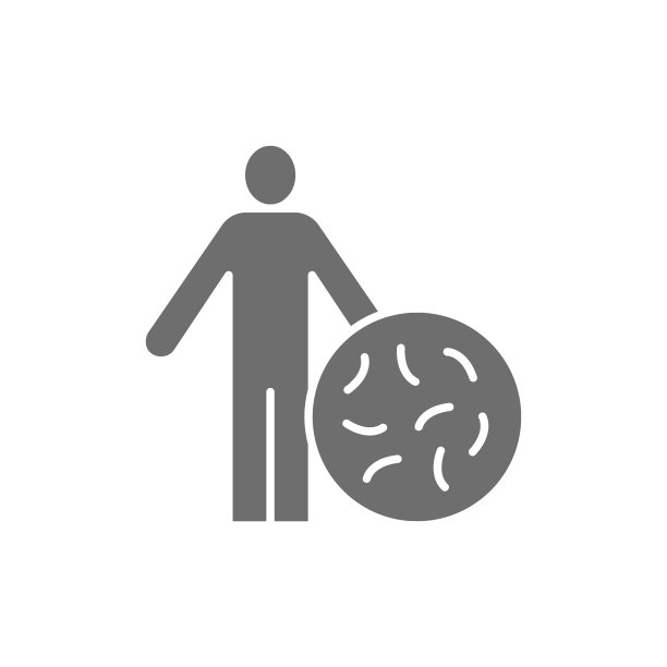 人有好菌，益生菌灰色图标。图片下载