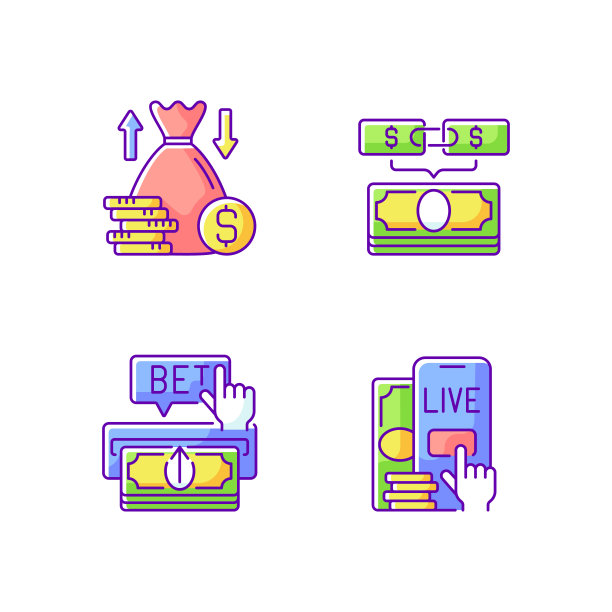 图书制作RGB颜色图标集图片下载