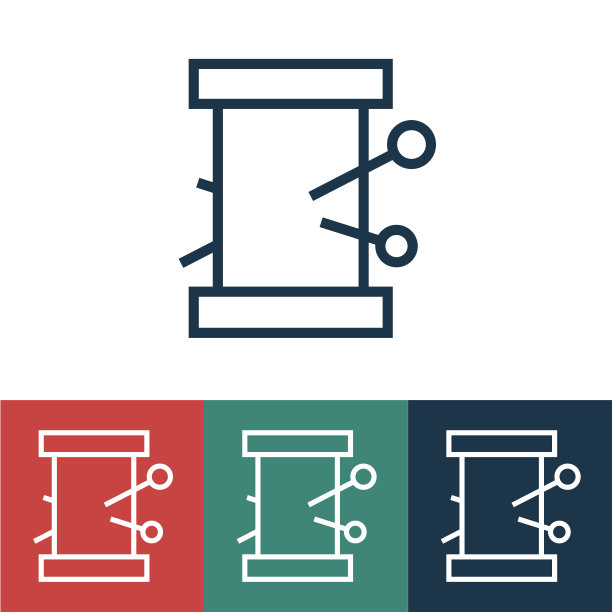 线图标线程与针图片下载