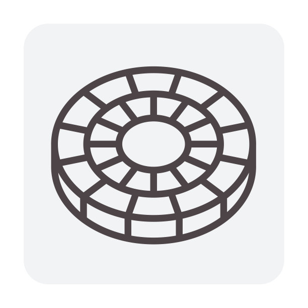 摊铺机块图标图片下载