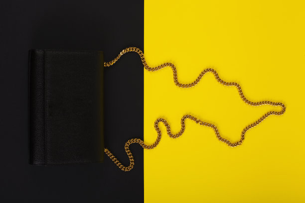 黑色皮革手提包图片下载