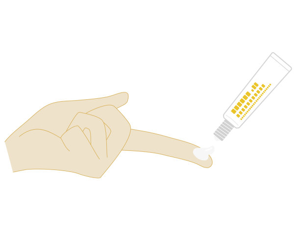 这是一管药膏的插图。图片下载