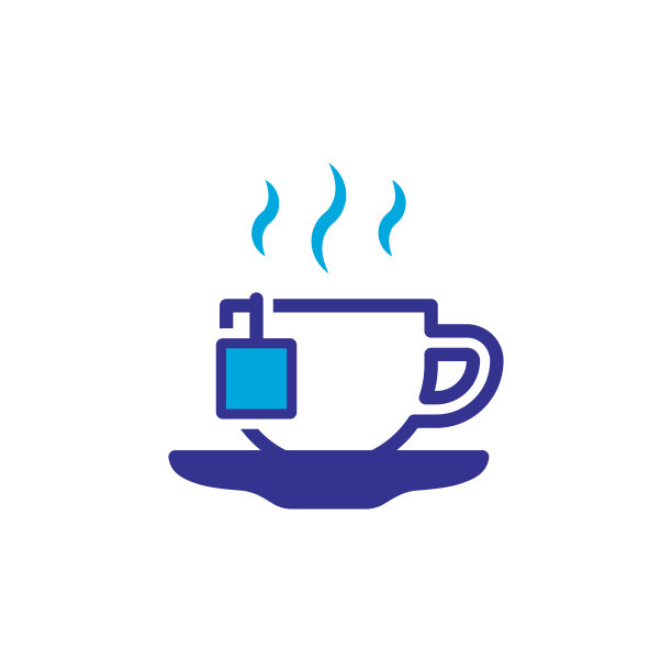 矢量茶杯图标设计新潮图片下载