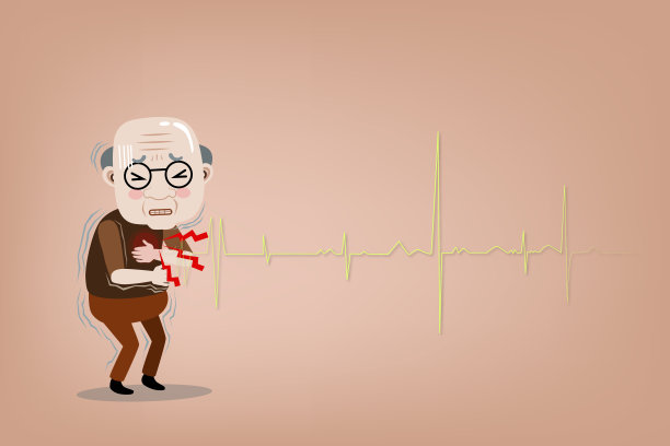 心脏疼痛、胸闷或呼吸困难是心脏病的征兆图片下载