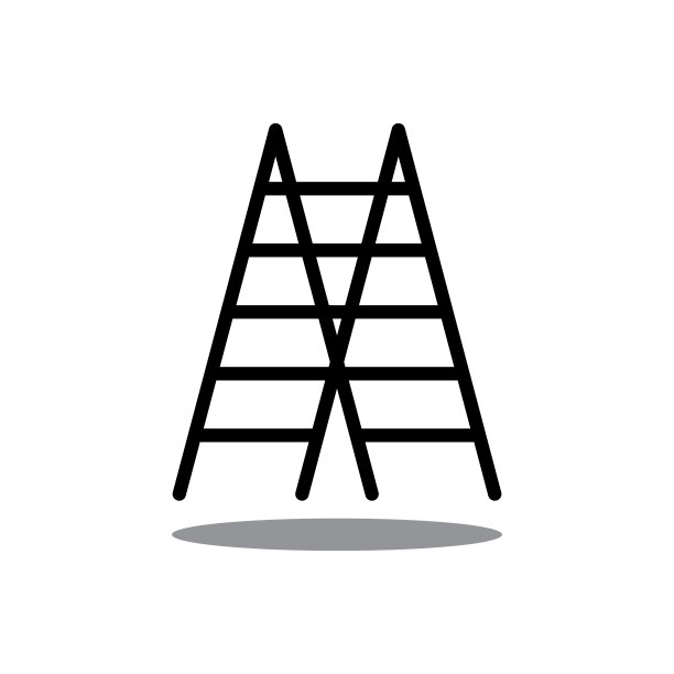 阶梯图标设计矢量模板插图EPS 10图片下载