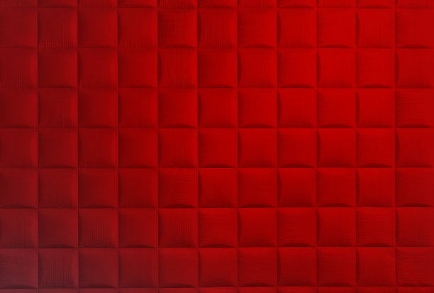 红色几何墙图片下载