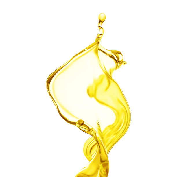 喷溅油3d插图，3d渲染。图片下载