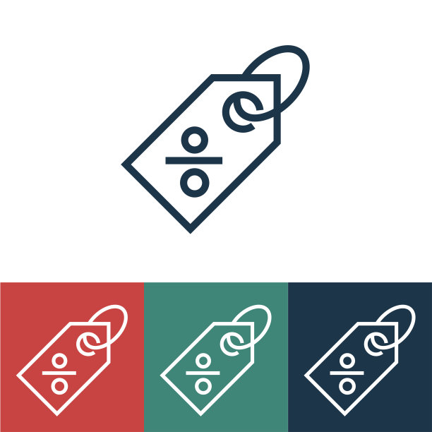 线图标价格标签与兴趣图片下载