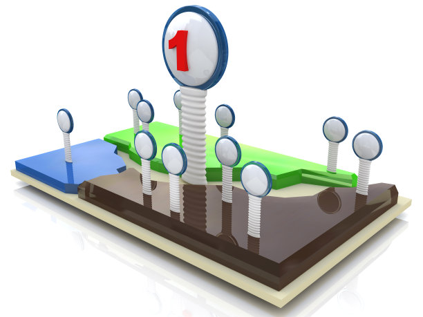 三维信息图设计中涉及到的土地信息数据。三维演示图片下载