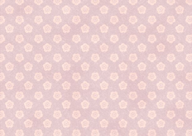 粉红色日本纸，梅花图案图片下载