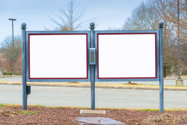 双户外标志或公告牌图片下载