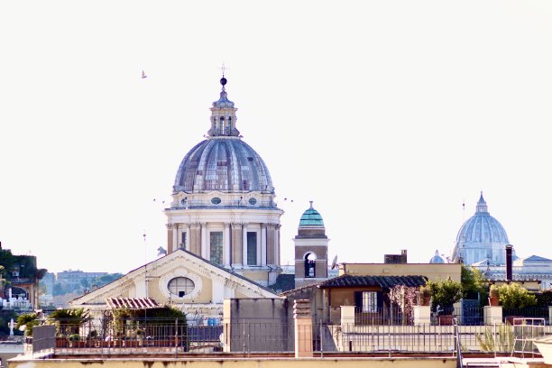 罗马市中心和梵蒂冈城观赏意大利图片下载
