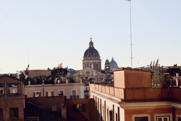 罗马市中心和梵蒂冈城观赏意大利图片下载