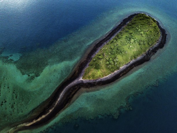 低潮泻湖图片下载