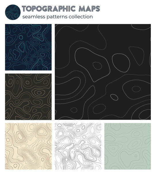 地形的地图。图片下载