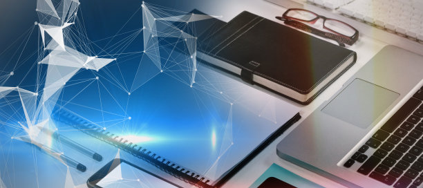 合成图像的数字生成图像的抽象图案在屏幕上图片下载