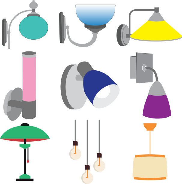 壁灯和吊灯图片下载