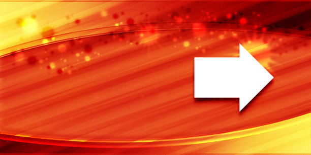 下一个箭头图标特别夏季阳光橙色旗帜背景明亮的插图图片下载