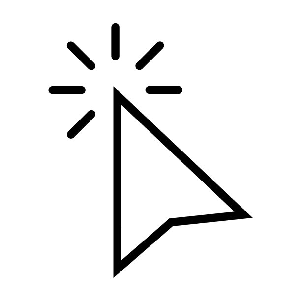 计算机鼠标点击光标灰色箭头图标设置和加载图标。光标图标。矢量插图。鼠标点击光标收集。图片下载