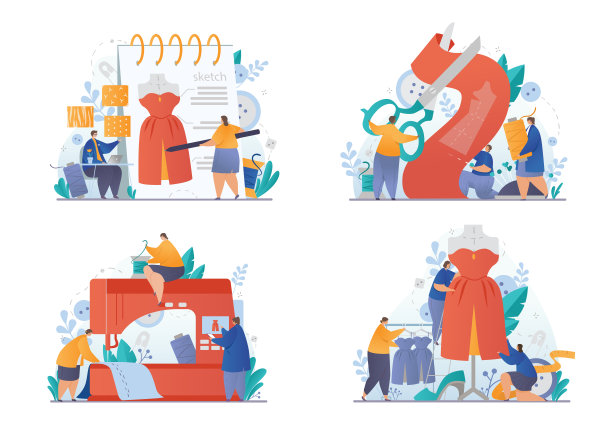 裁缝店或时尚设计概念图片下载