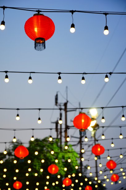 中国新年花灯图片下载