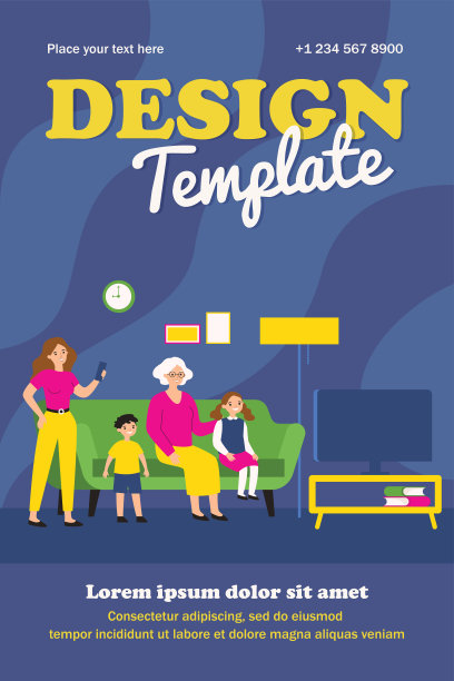 一家人在家里一起看电视图片下载