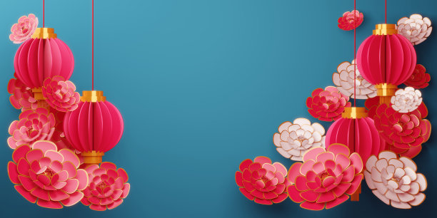 中国新年，新年标志快乐。图片下载