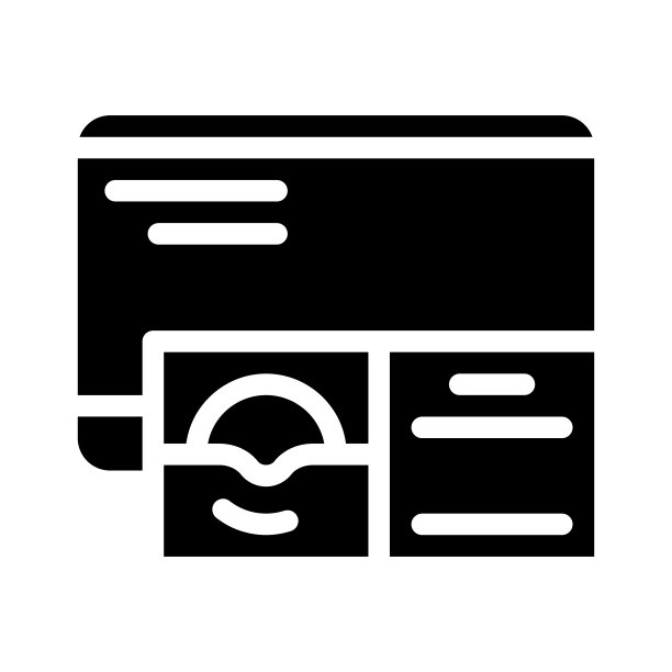 光盘与操作系统字形图标矢量插图图片下载