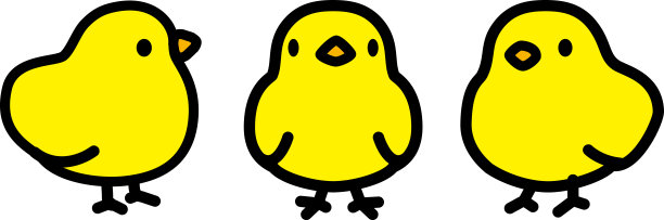 printronics剪影小鸡，侧面前舔三种方式设置图片下载