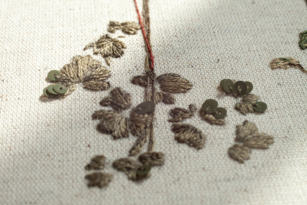 时装刺绣的花。丢勒的静物画，画有耧斗菜、紫罗兰和昆虫图片下载